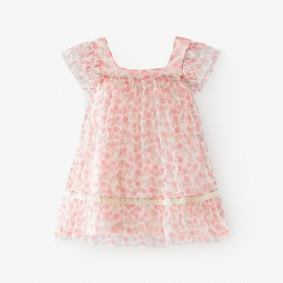 zara baby pink dress